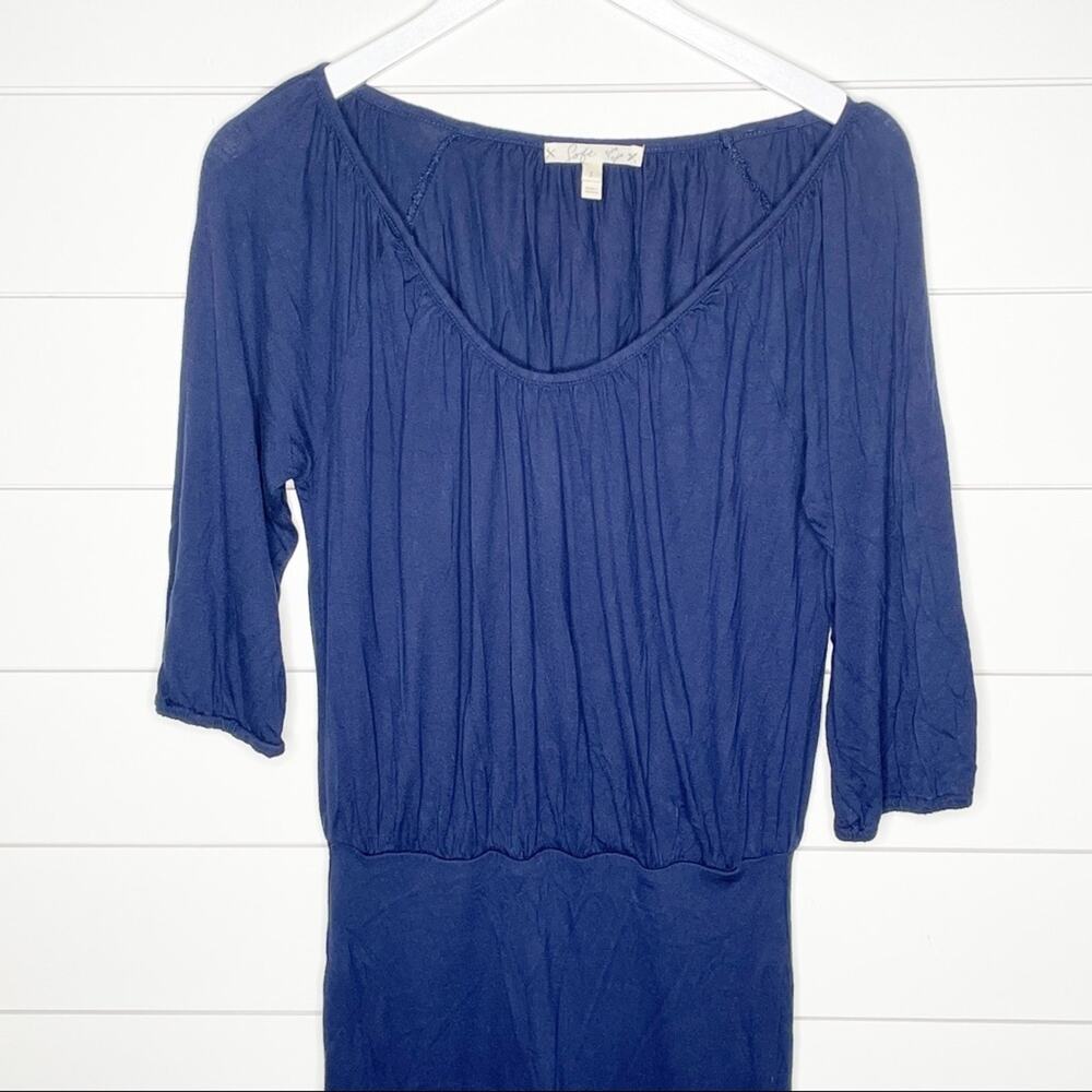 Soft Joie Arusha Stretch Scoop Neck Mini Dress Navy Size Small - Picture 3 of 10